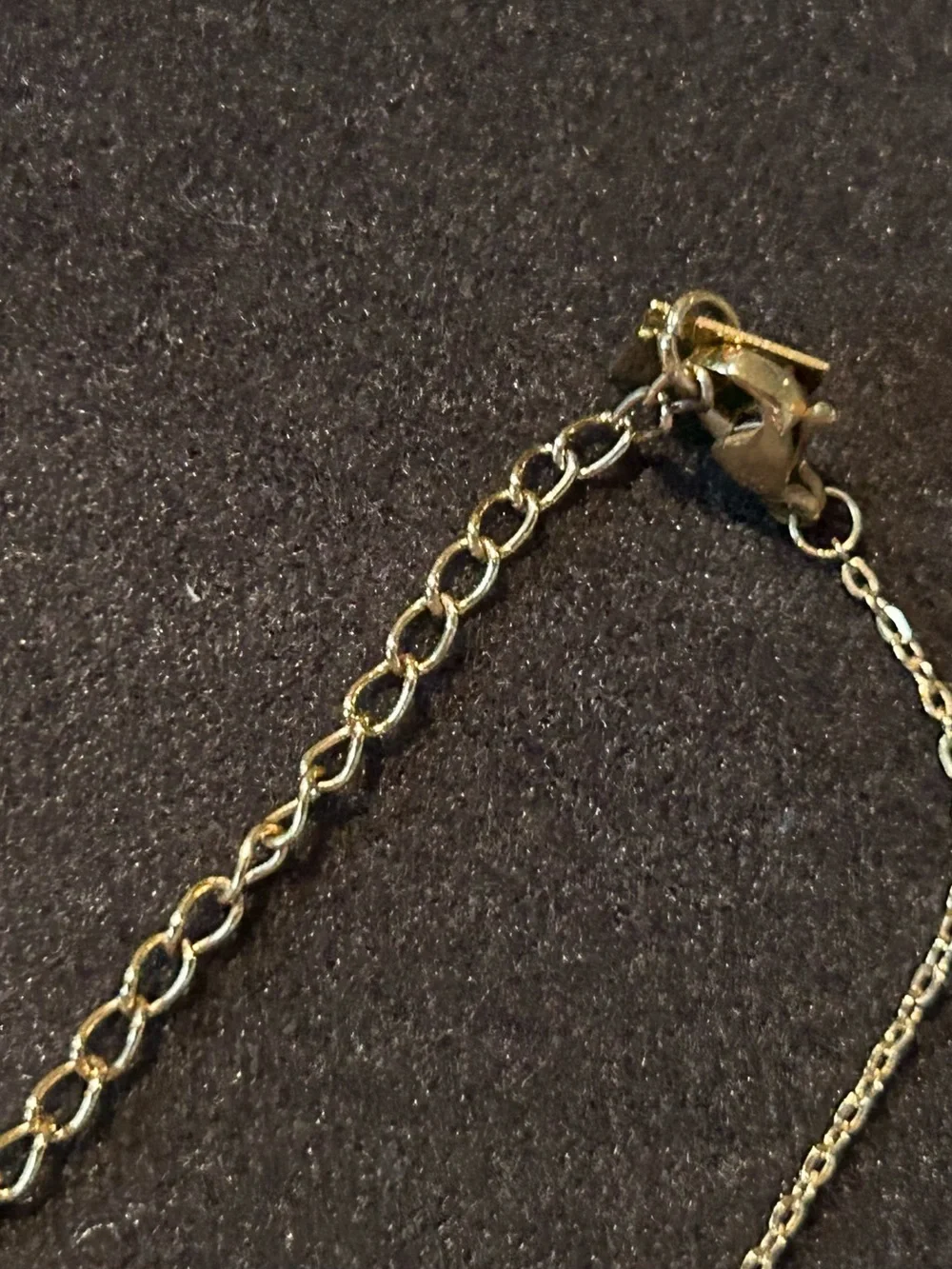 Source Unknown Gold-Tone Floral Skull Pendant Necklace